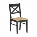 Krzesło drewniane K36-FX czarne