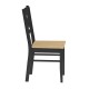 Krzesło drewniane K36-FX czarne
