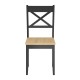 Krzesło drewniane K36-FX czarne