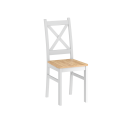 Krzesło drewniane Carlo z siedziskiem drewnianym